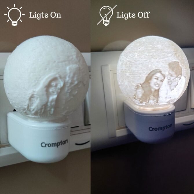 3D Moon Plug Lamp - Image 3