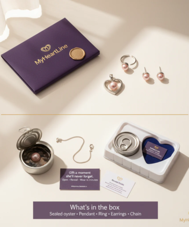 Zario Oyster Pearl Set -VALENTINE